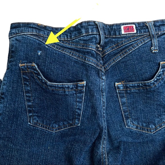 Cute Embroidered Denim Jeans - Hecho in Mexico Sz 32-9 - Picture 5 of 7